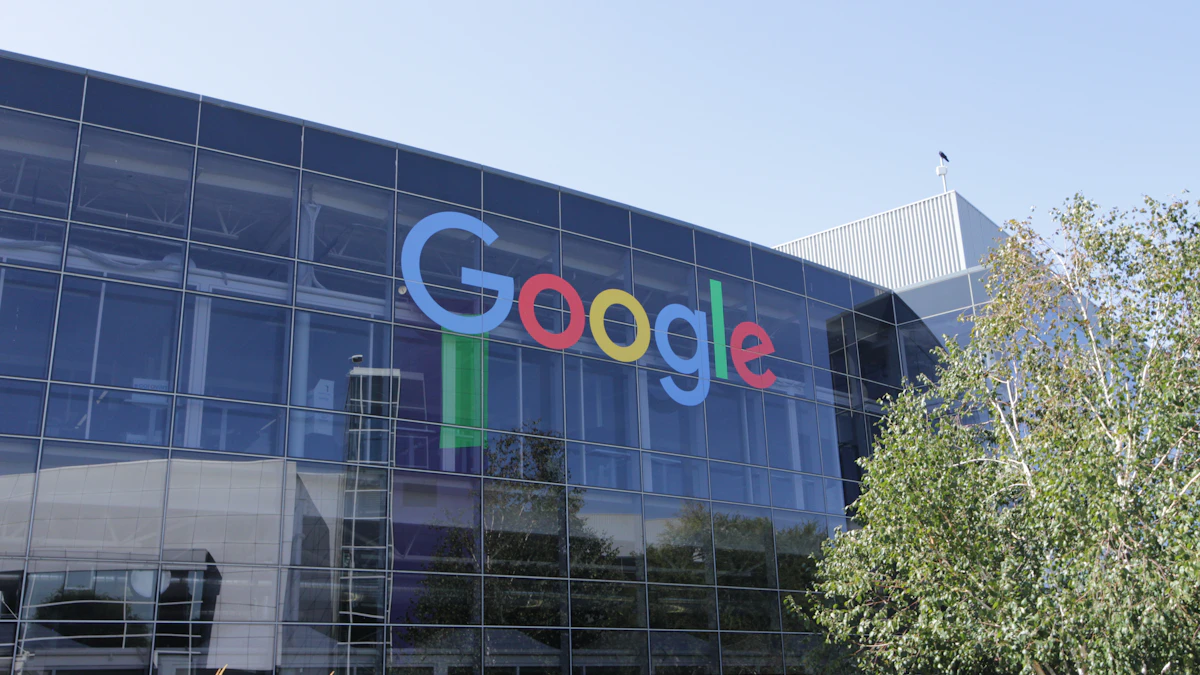 Google headquarters building with its colorful logo, the company OpenAI reportedly plans to buy TPU chips from