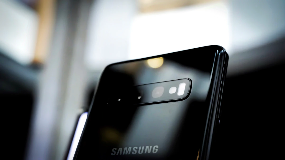 Samsung Galaxy smartphone in sharp focus against a blurred background, the kind of phone losing its Samsung News feed