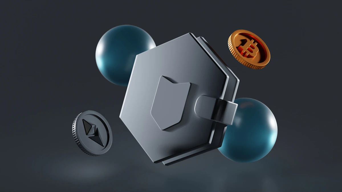 Metal crypto token emerging from a small device, a reminder of hardware wallet risks after the Trezor Safe 5 implant report